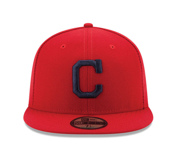 New Era 59Fifty Cap Cleveland Guardians Alternate On Field Hat Red Chief Wahoo