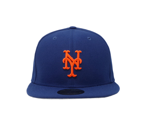 New Era Men's 59Fifty 2016 Hat New York Mets Royal Blue/Orange