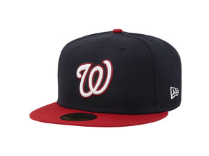 New Era 59Fifty MLB Washington Nationals Navy Blue/Red/White Cap