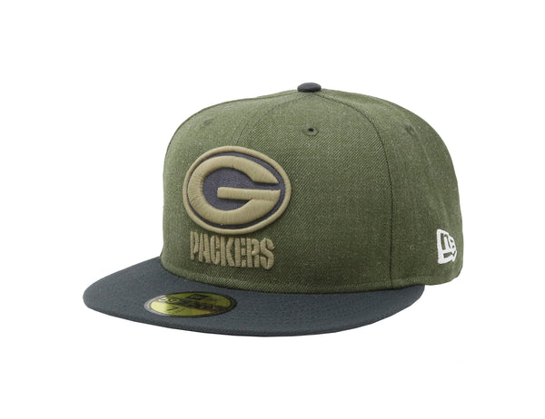 New Era 59Fifty NFL Green Bay Packers Olive Green Cap