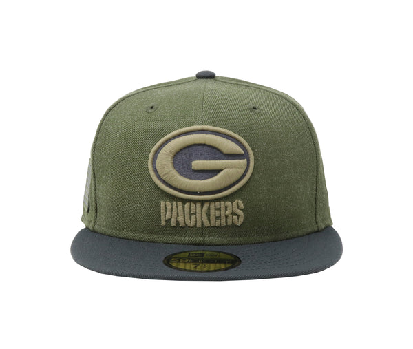 New Era 59Fifty NFL Green Bay Packers Olive Green Cap