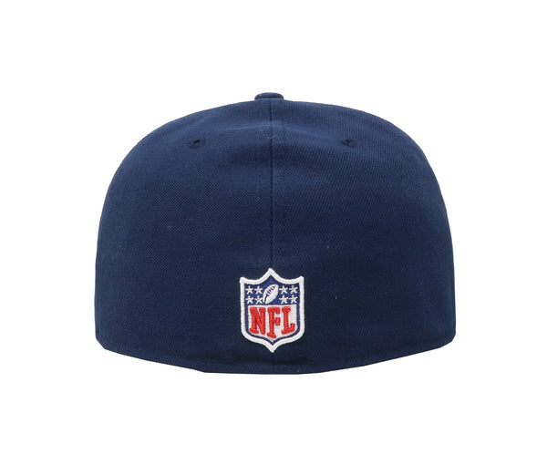 New Era 59Fifty Hat New England Patriots NFL On Field Team Navy Blue Fitted Cap