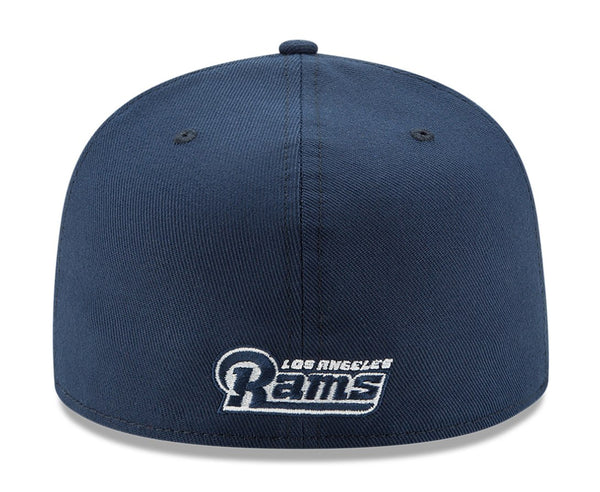 New Era 59Fifty Hat Los Angeles Rams 2Tone Navy Blue Fitted Cap