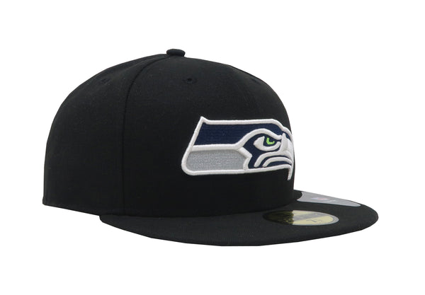 New Era NFL Seattle Seahawks Black/Navy Blue/Green Cap