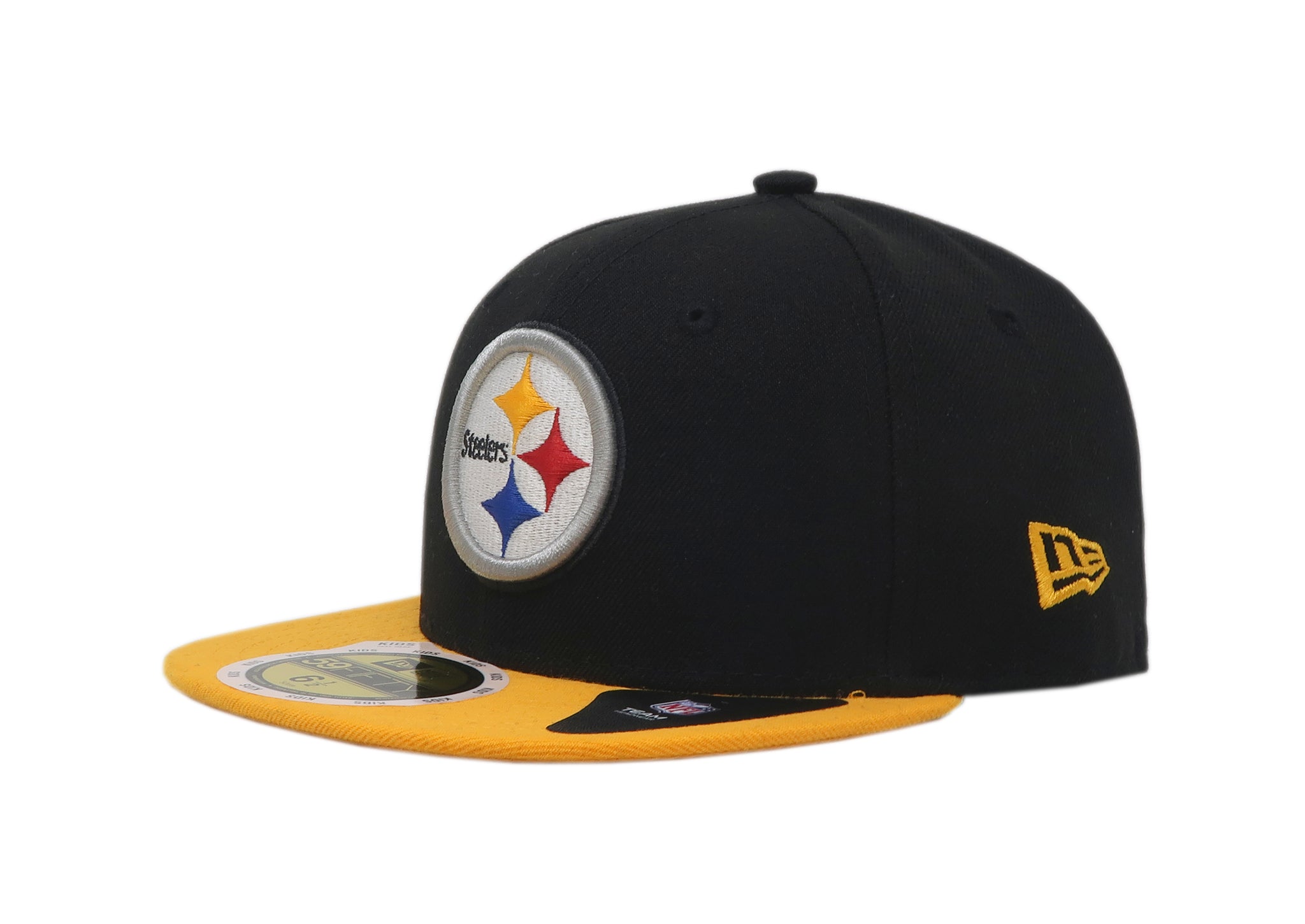 New Era 59Fifty Kids Hat NFL Team Pittsburgh Steelers Fitted Hat
