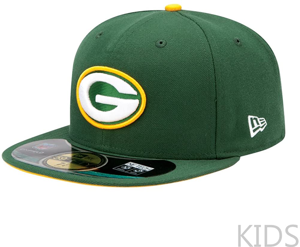 New Era 59Fifty Kids Hat NFL Team Green Bay Packers Fitted Cap