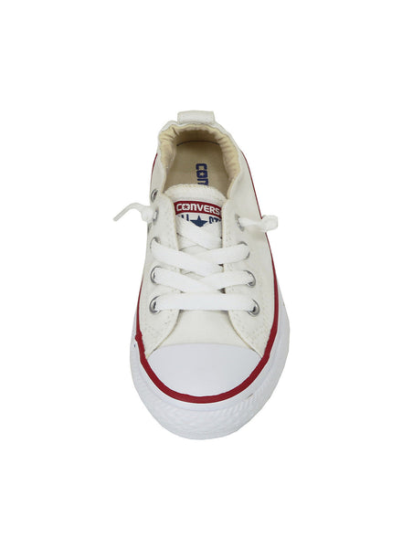 [648574F] Converse All Star Shoreline Slip On White Youth Shoes