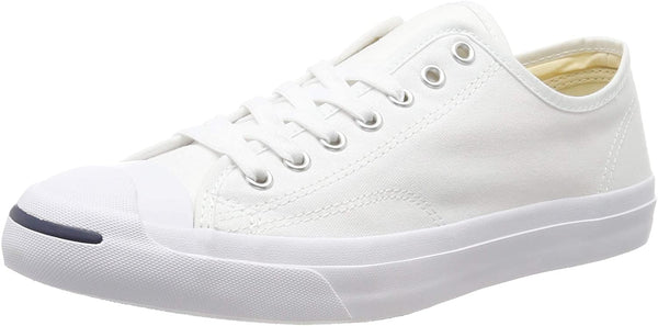 [1Q698] Converse Women Shoes Jack Purcell Canvas White Low Top Sneakers
