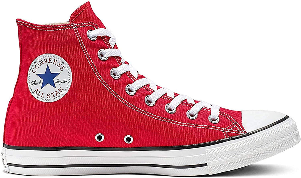 M9621] Converse Chuck Taylor All Star Red hi top Shoes – ShoeAngle.com