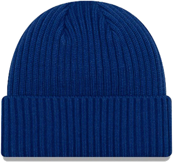 New Era MLB Toronto Blue Jays Cuffed Beanie Royal Blue Ribbed Lined Knit Hat