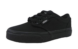 Vans Kid's Shoes Atwood Black Canvas Skate Sneakers