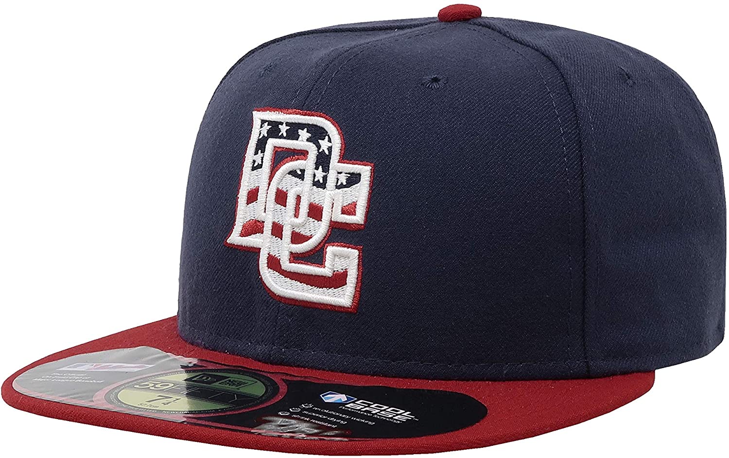New Era 59Fifty Washington Nationals "dc" Navy/Red cap