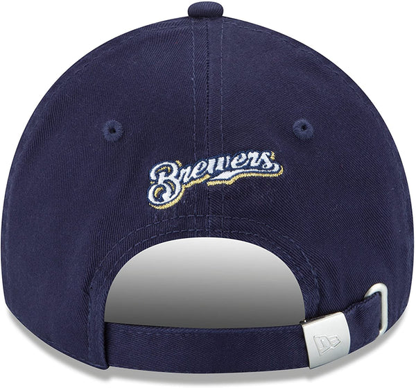 New Era 9Twenty MLB Milwaukee Brewers Glimmer Navy Blue/White Adjustable Cap