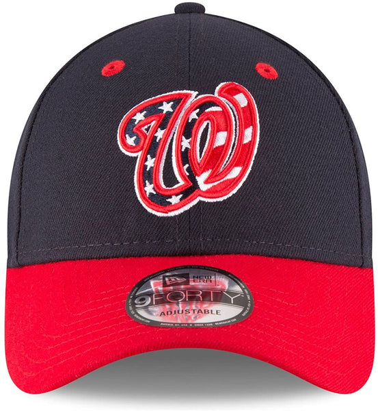 New Era 9Forty MLB Washington Nationals The League Navy Blue/Red Adjustable Cap