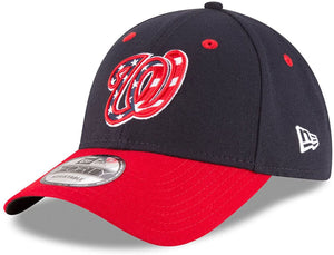 New Era 9Forty MLB Washington Nationals The League Navy Blue/Red Adjustable Cap