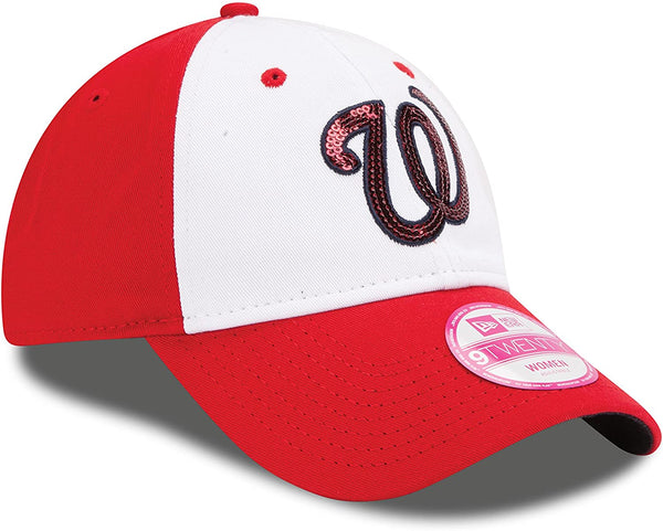 New Era 9Twenty MLB Washington Nationals Glimmer Red/White