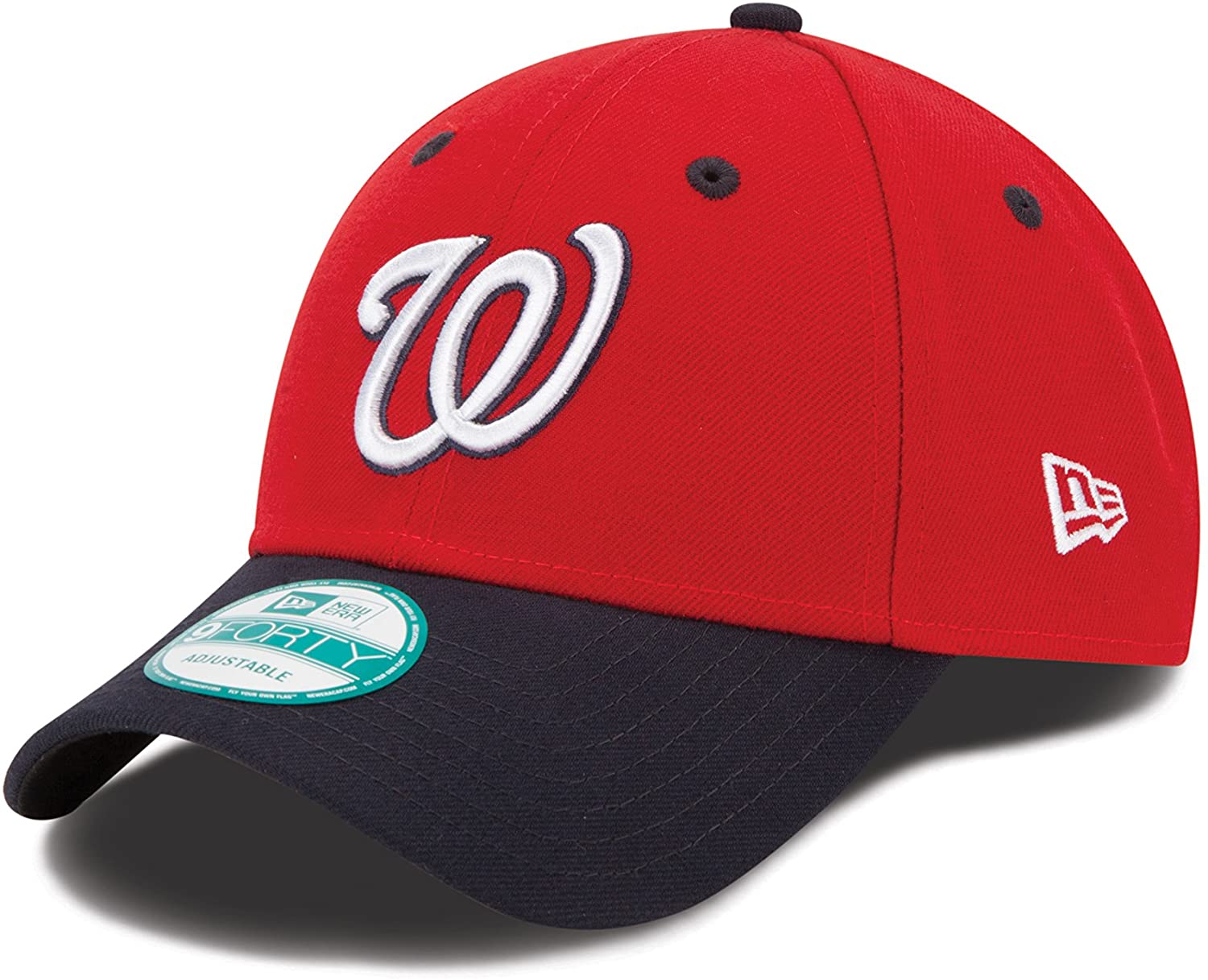 New Era 9Forty MLB Washington Nationals The League Red/Navy Blue Adjustable Cap