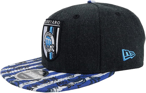 New Era 9Fifty Liga MX Gallos Blancos De Querétaro Black/Blue/White Snapback Hat