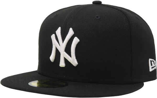 New Era 59Fifty New York Yankees Fitted Black/White Hat