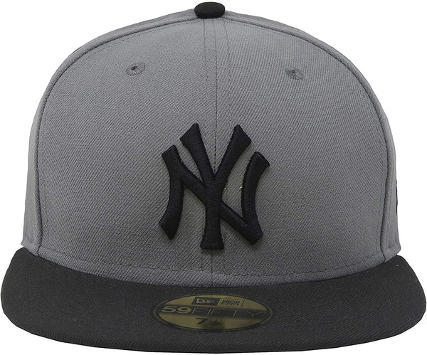 New Era 59Fifty New York Yankees MLB Basic Storm Gray/Black Fitted Cap