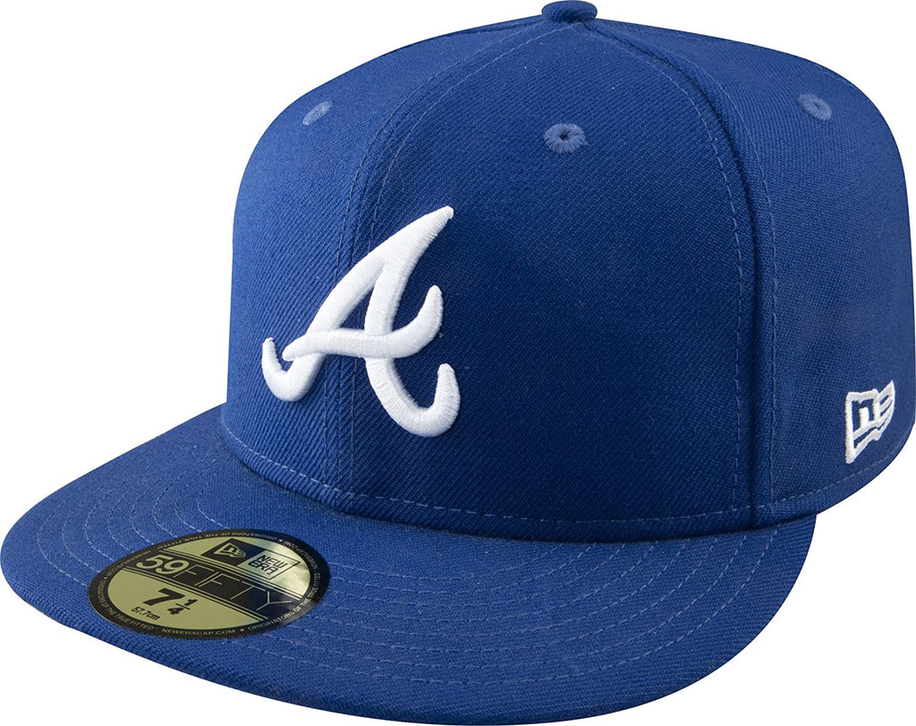 New Era 59Fifty MLB Atlanta Braves Basic Light Royal Blue Cap –