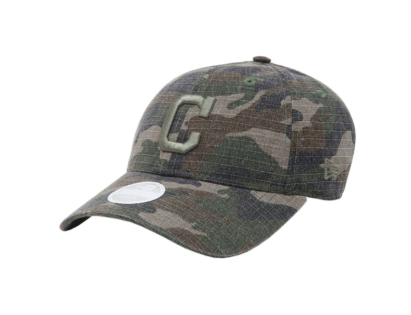 New Era 9Twenty MLB Cleveland Indians "C" Green Camouflage Adjustable Cap