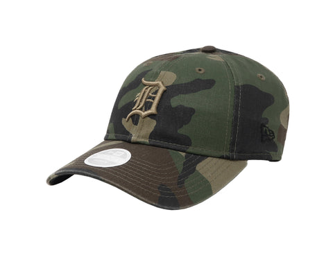 New Era 9Twenty MLB Detroit Tigers Green Camouflage Adjustable Cap