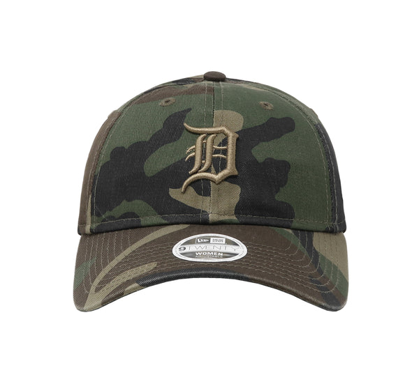 New Era 9Twenty MLB Detroit Tigers Green Camouflage Adjustable Cap