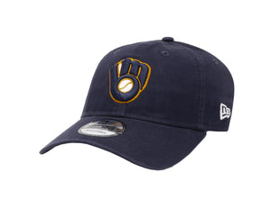 New Era 9Twenty MLB Milwaukee Brewers "Glove" Core Classic Navy Adjustable Cap