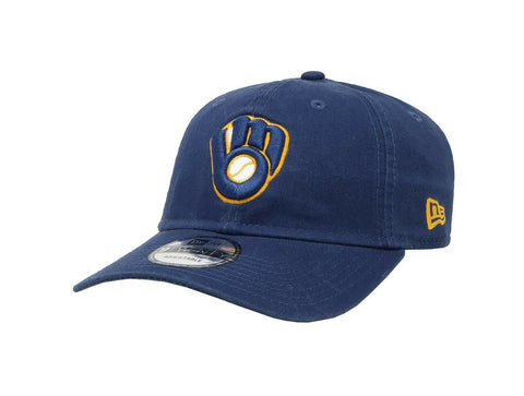 New Era 9Twenty MLB Milwaukee Brewers "Glove" Core Classic Royal Blue Adjustable Cap