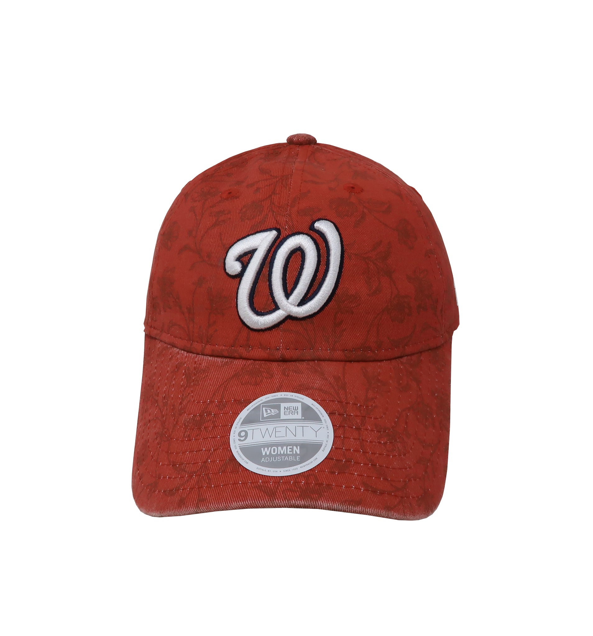 New Era 9Twenty MLB Washington Nationals Floral Red Adjustable Cap
