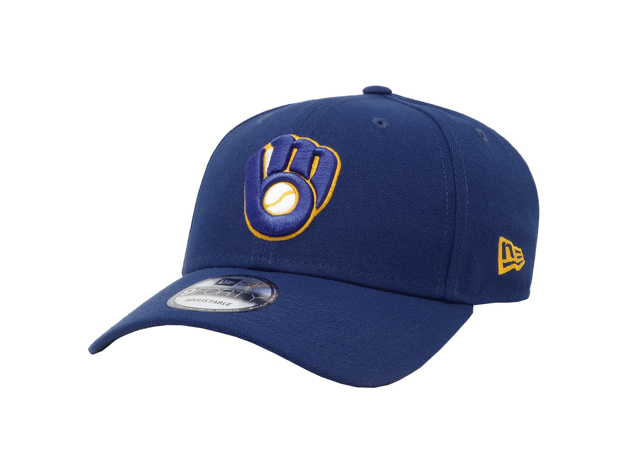 New Era 9Forty MLB Milwaukee Brewers The League "Glove" Royal Blue Adjustable Cap