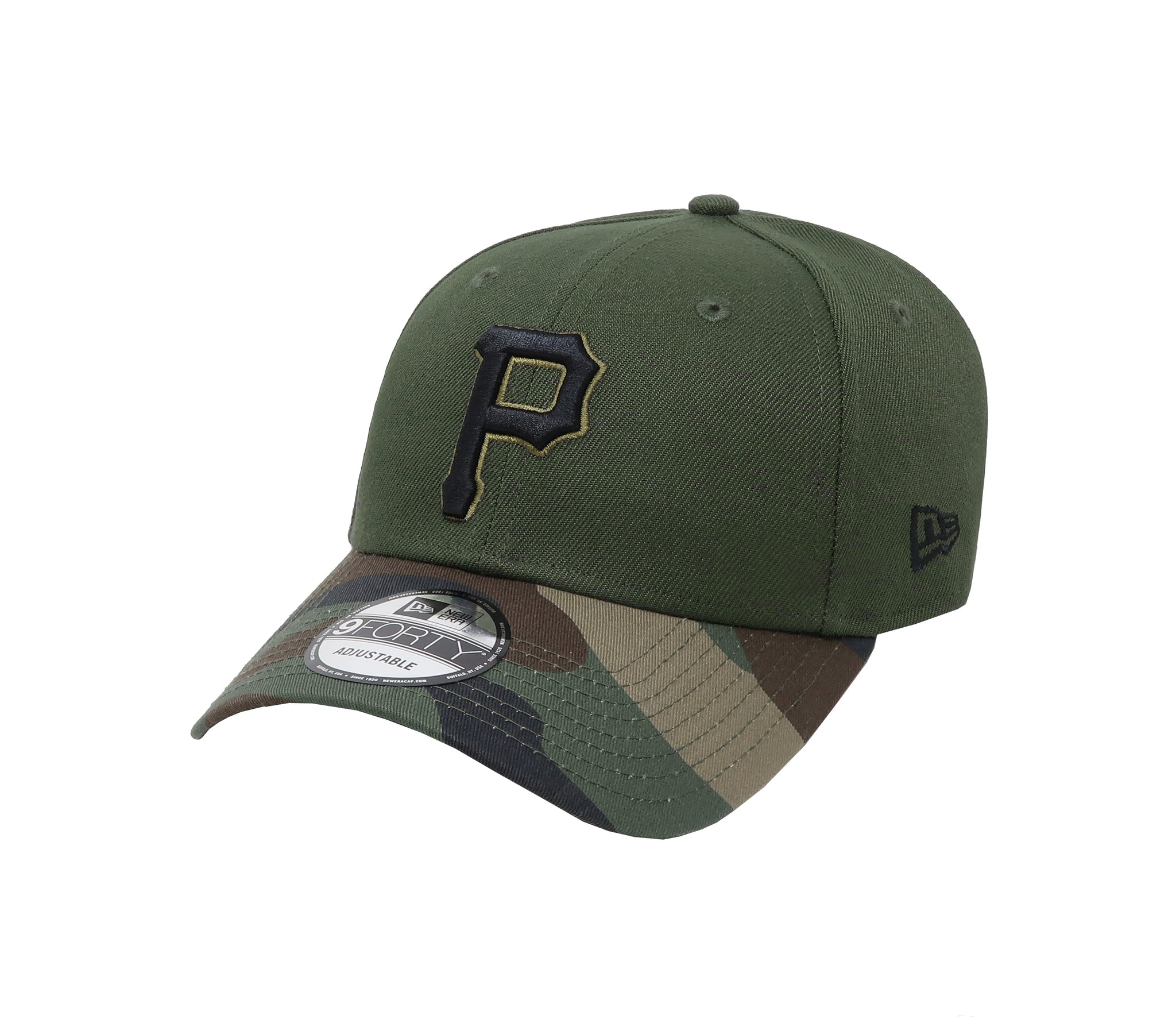 New Era 9Forty MLB Pittsburgh Pirates The League Green/Camouflage Adjustable Cap