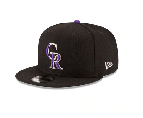 New Era 9Fifty MLB Colorado Rockies Basic Black Snapback Cap