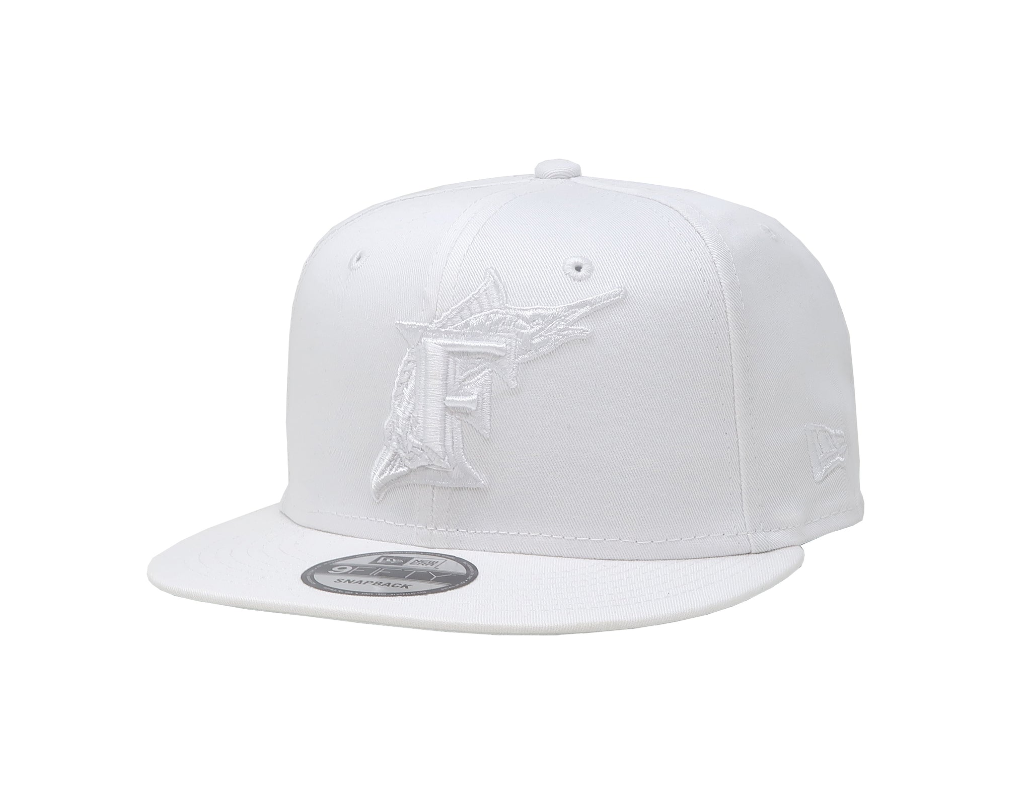 New Era 9Fifty MLB Florida Marlins Cooperstown "F" Basic White Snapback Cap