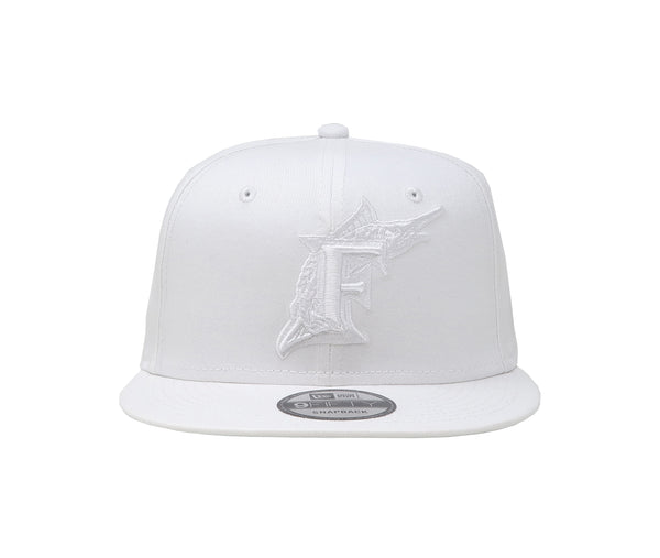 New Era 9Fifty MLB Florida Marlins Cooperstown "F" Basic White Snapback Cap