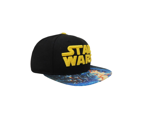New Era Men 9Fifty Star Wars IV "A New Hope" Visor Print Snapback Cap