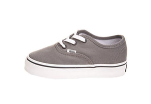 Vans Kid's Shoes Authentic Pewter Black Fashion Sneakers