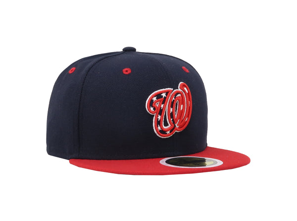 New Era 59Fifty Kids Hat Washington Nationals On Field Player Fitted Cap