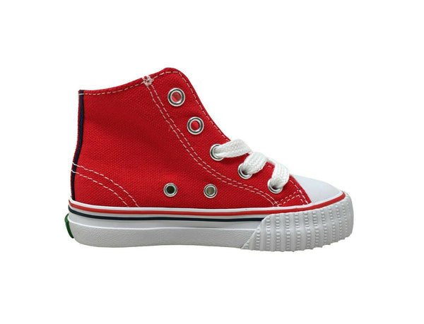 PF Flyers Infant Toddler Core Hi Shoes KI2001RD - Red White