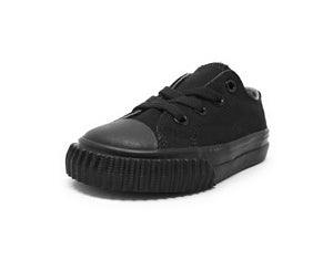 PF Flyers Toddler Infant Core Lo Black Sneaker Shoes