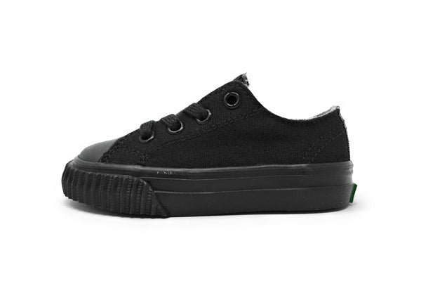 PF Flyers Toddler Infant Core Lo Black Sneaker Shoes