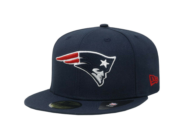 New Era 59Fifty New England Patriots Navy Blue/Red/White Cap