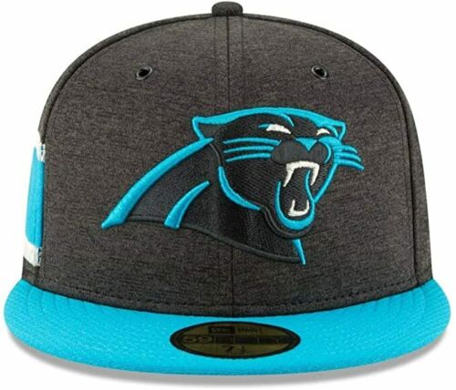 New Era Men's 59Fifty Carolina Panthers Black/Turquoise Cap